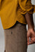 Finisterre - Eddystone Shirt - Burnt Ochre - Model Detail