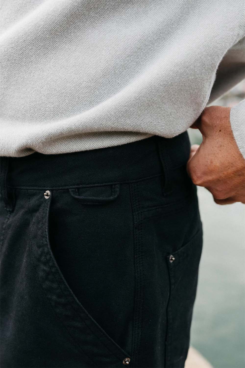 Finisterre - Basset Trouser - Black - Detail