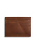 Shinola 5 Pocket Card Case in Navigator Medium Brown — Front view