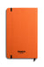 Shinola Medium Hard Ruled Journal in Bold Orange — Back view
