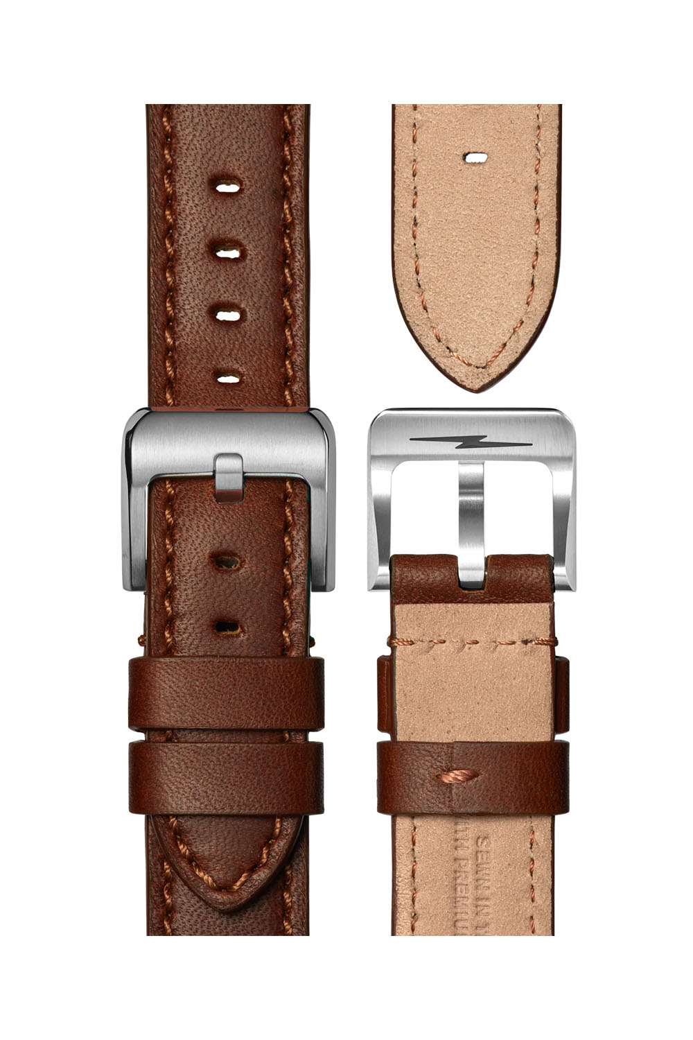 shinola monster gmt 40mm whiskey brown leather straps
