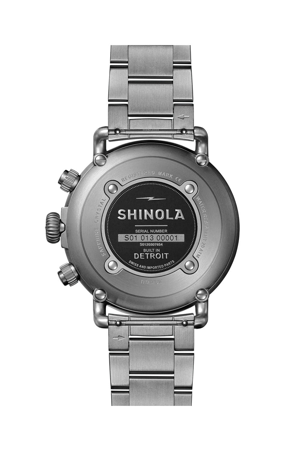 shinola runwell west wind 42mm black back plate