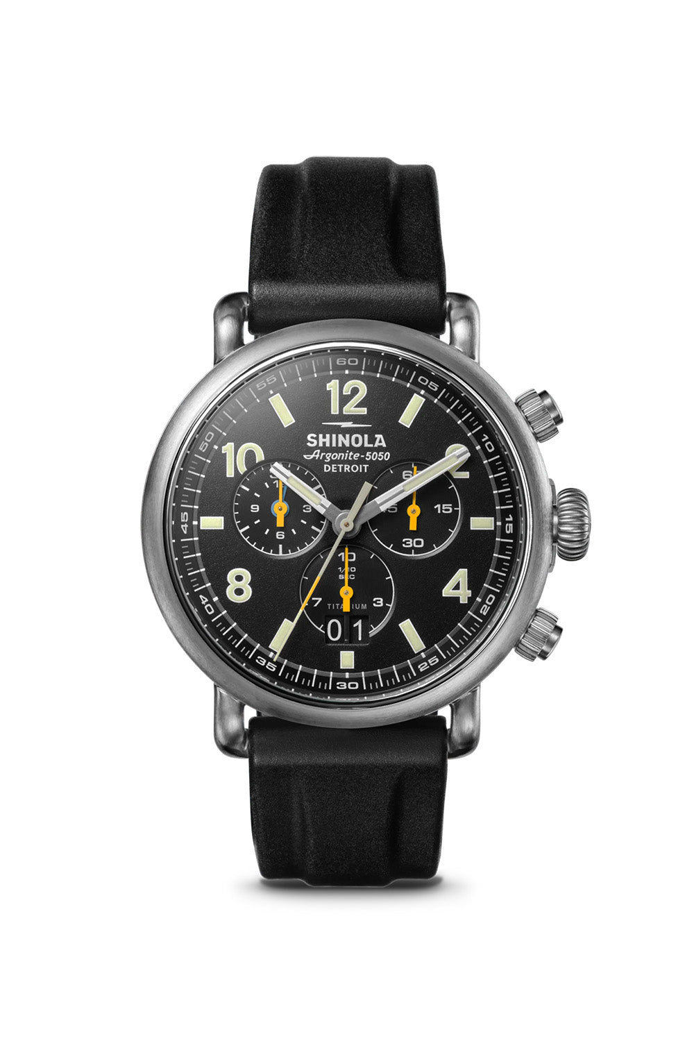 shinola runwell west wind 42mm black front black straps