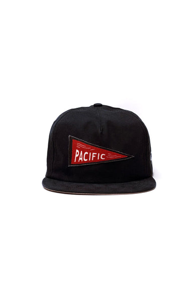 Ampal Creative - Pacific Pennant Strapback - Black - Front