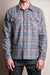Freenote - Jepson Plaid Woven - Dusty Blue Plaid - Model