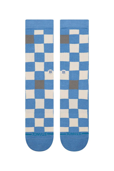 stance-chef-check-crew-capri-blue-front