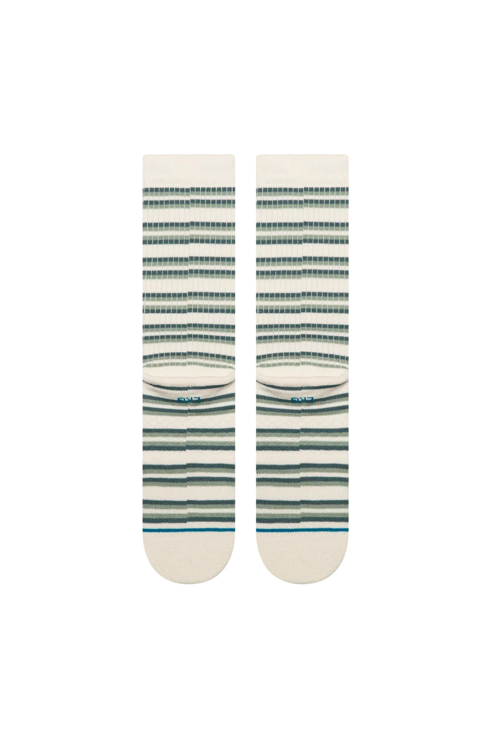 Stance - Multistripe Ribbed Crew - Iceberg - Back View