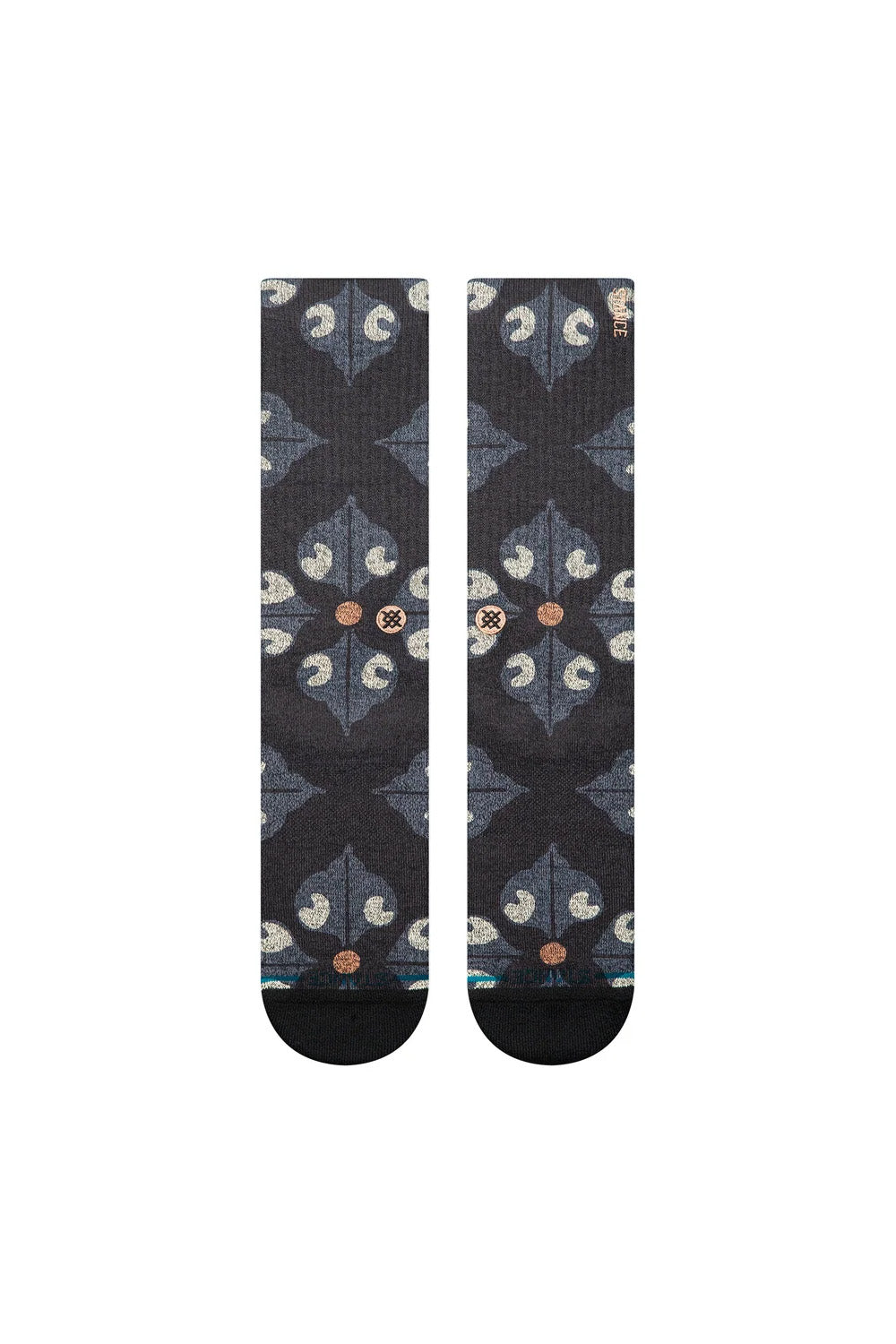 Stance - Nightshade Crew - Black - Front View