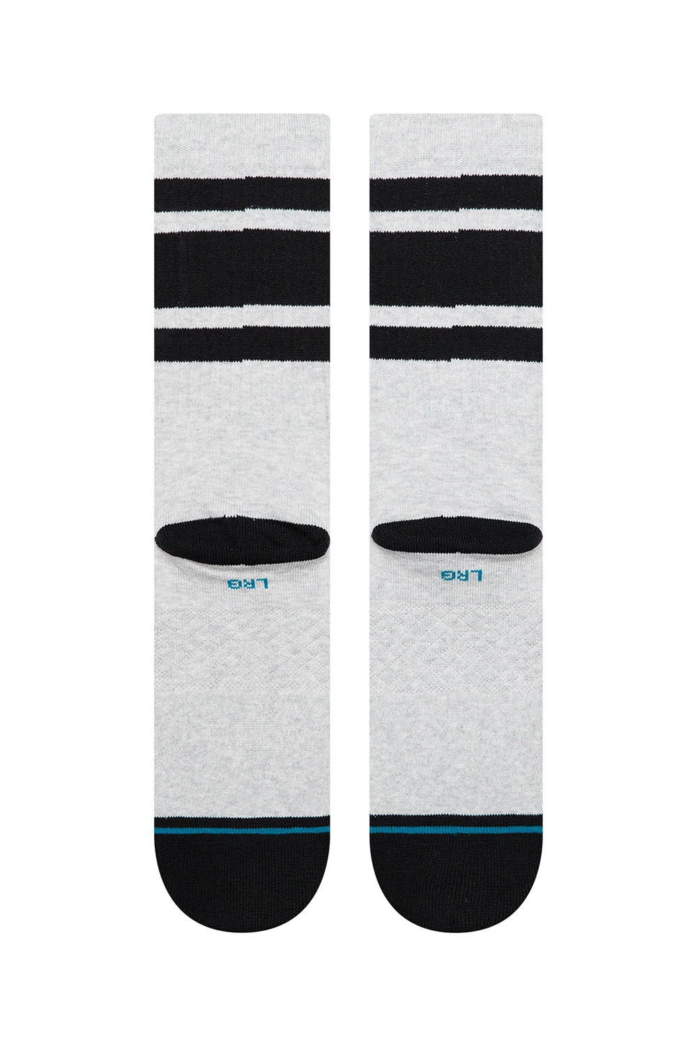 stance boyd skull crew heather grey back