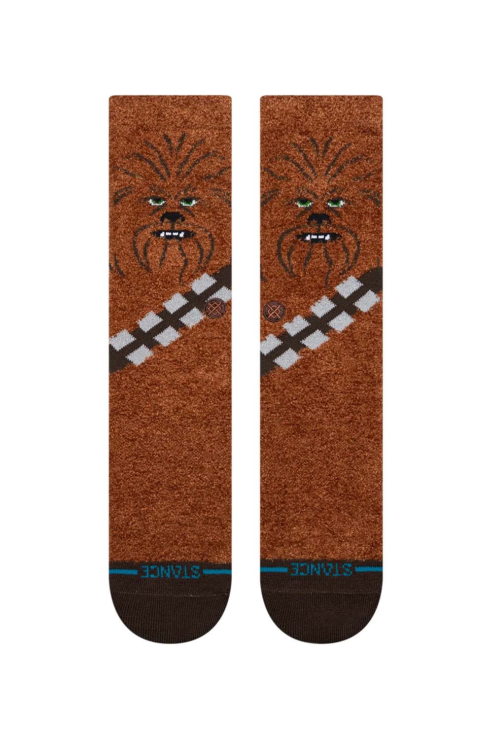 stance chewie crew brown front