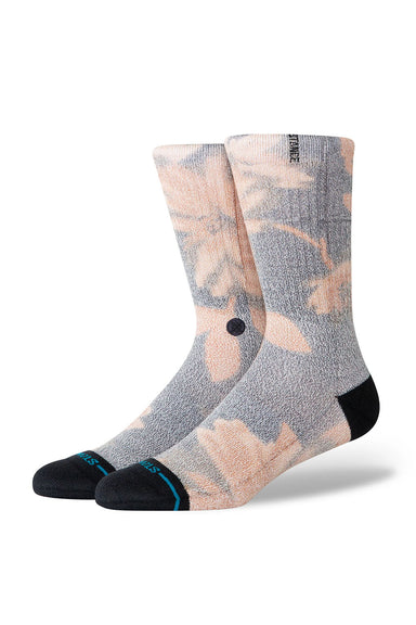 stance flora scan crew charcoal