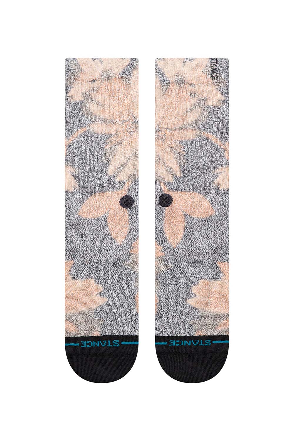stance flora scan crew charcoal front