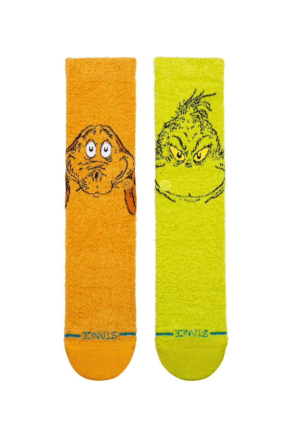 stance grinch and max green front
