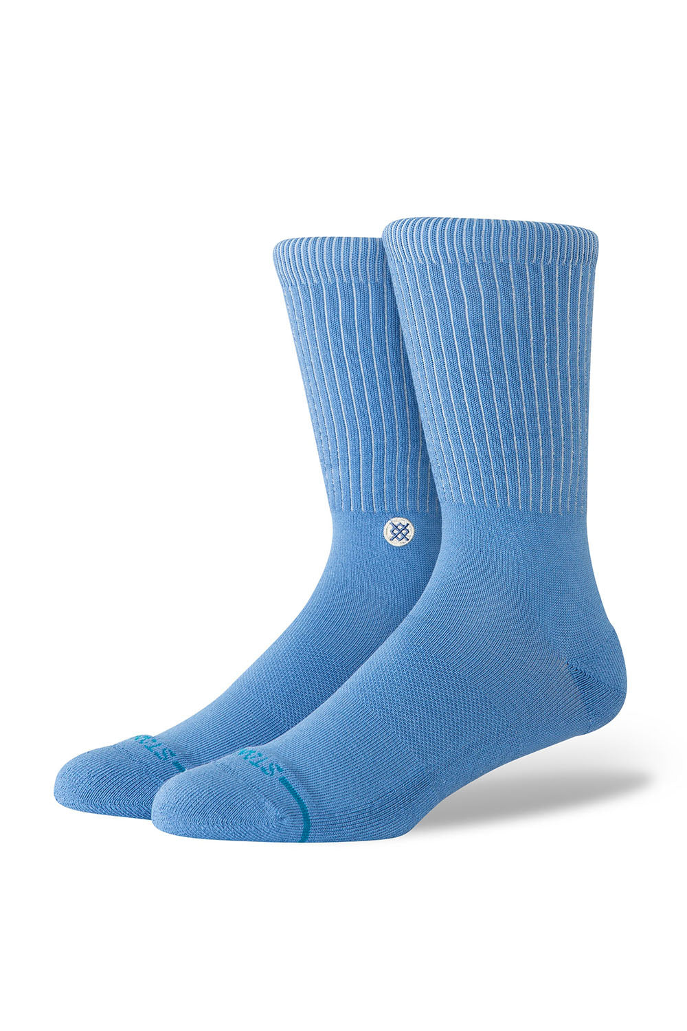 stance icon pop crew capri blue
