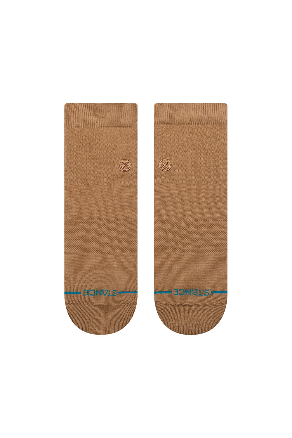 stance icon quarter brown front