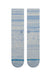 stance marled crew grey blue front