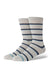 Stance - Multistripe Ribbed Crew - Grey
