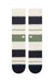 stance striped delight crew canvas front