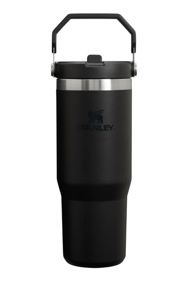 stanley ICEFLOW FLIP STRAW TUMBLER 30oz Black 2.0 front