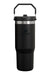 stanley ICEFLOW FLIP STRAW TUMBLER 30oz Black 2.0 front