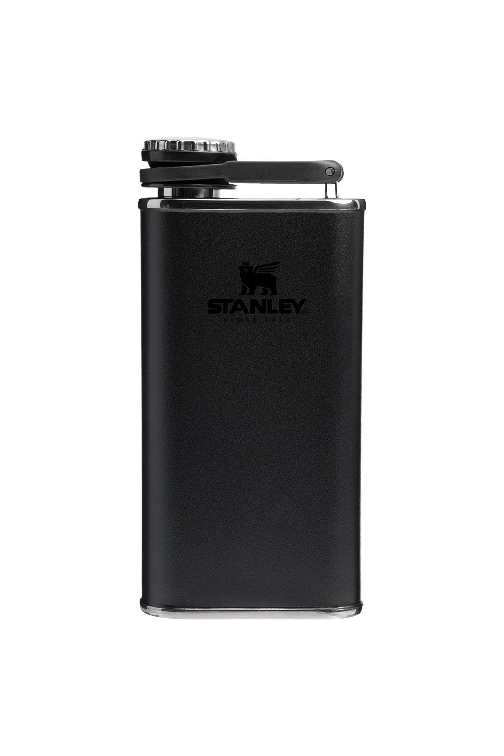 stanley classic flask 8oz black 2.0 front