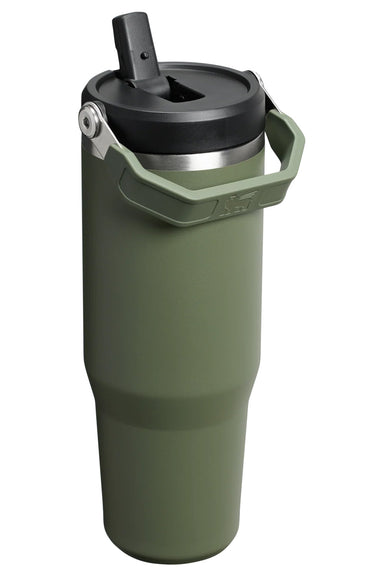 stanley iceflow flip straw tumbler 30oz dried pine back