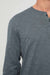 Duer Midweight Slub Henley in Slate Blue — Detail-1 view