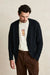 Rhythm - Heritage Bloom Cardigan - Midnight - Model Front