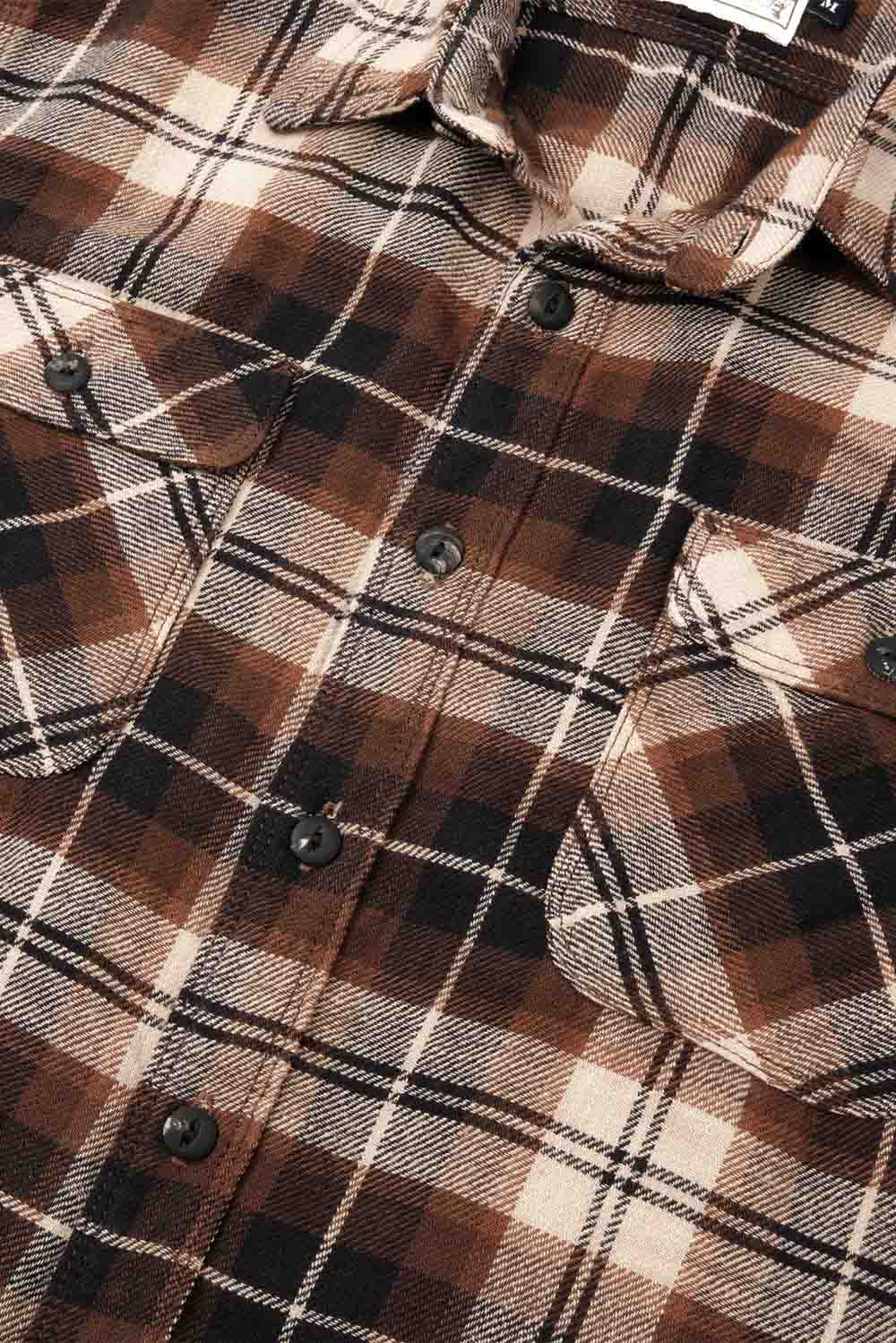 Freenote - Jepson Plaid Woven - Hickory Plaid - Detail