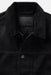 Taylor Stitch Ryder Jacket in Rinsed Black Organic Selvedge — Label detail view