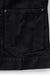 Taylor Stitch Ryder Jacket in Rinsed Black Organic Selvedge — Pocket detail view