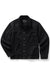 Taylor Stitch Ryder Jacket in Rinsed Black Organic Selvedge — Front view
