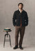 Taylor Stitch Ryder Jacket in Rinsed Black Organic Selvedge — Full-body view