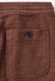 Taylor Stitch - The Apres Pant - Black Cherry Sashiko - Detail Back Pocket