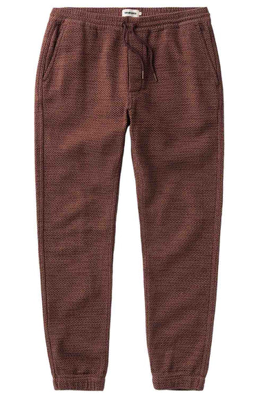 Taylor Stitch - The Apres Pant - Black Cherry Sashiko - Flatlay Front