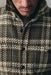 Taylor Stitch The Cutter Overshirt in Buzzard Check — Detail placket view