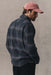 Taylor Stitch The Cutter Overshirt in Canal Check — Back view