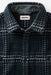 Taylor Stitch The Cutter Overshirt in Canal Check — Detail collar view