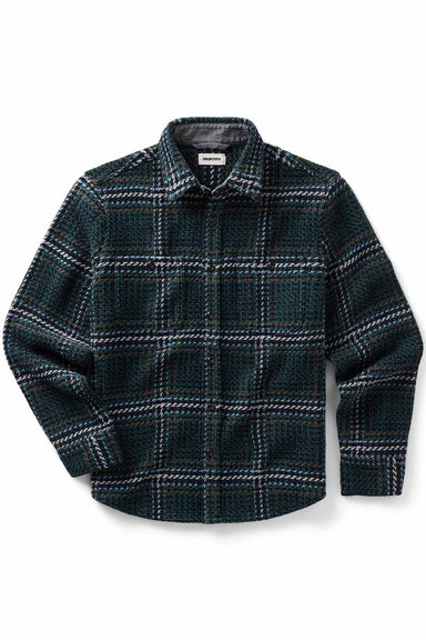 Taylor Stitch The Cutter Overshirt in Canal Check — Flatlay view