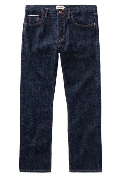 Taylor Stitch The Straight Jean in Rinsed Organic Selvedge — Flatlay view