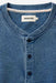 Taylor Stitch The Sunset Henley in Washed Indigo — Detail-Collar view