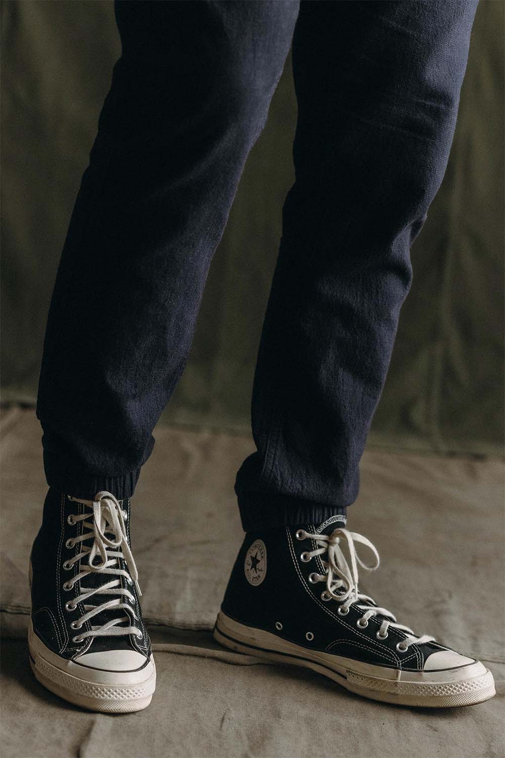 taylor stitch apres pant coal double cloth hem