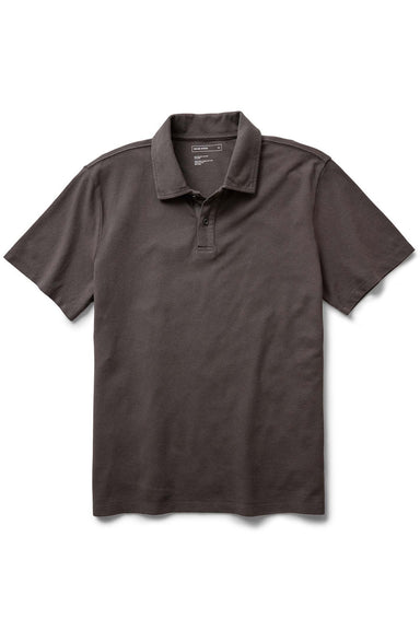 taylor stitch baseline polo asphalt pique flatlay