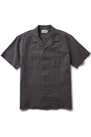 taylor stitch conrad ss shirt pickstitch stripe dobby flatlay