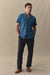 taylor stitch hawthorne ss shirt washed indigo crepe model