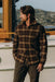 Taylor Stitch - Maritime Shirt Jacket - Burgundy Plaid Wool - Model