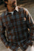 taylor stitch the craftsman shirt brick plaid front