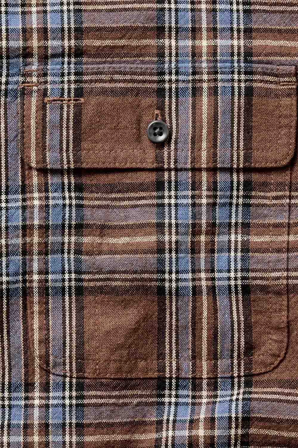taylor stitch the craftsman shirt brick plaid pocket