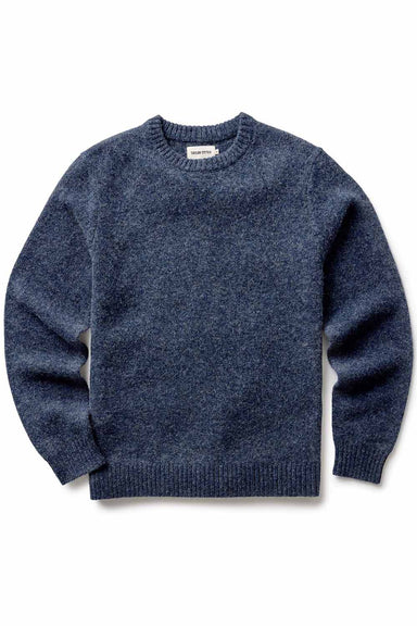 taylor stitch the eastmoor sweater heather night wool flatlay