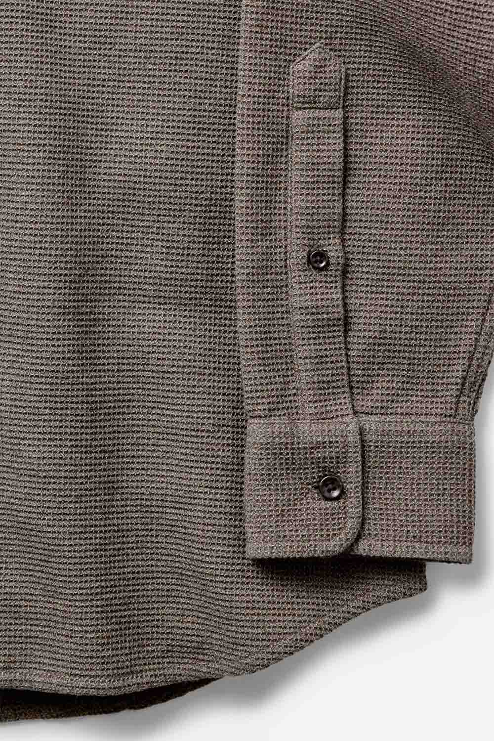 Taylor Stitch - The Jack - Fatigue Olive Waffle - Sleeve